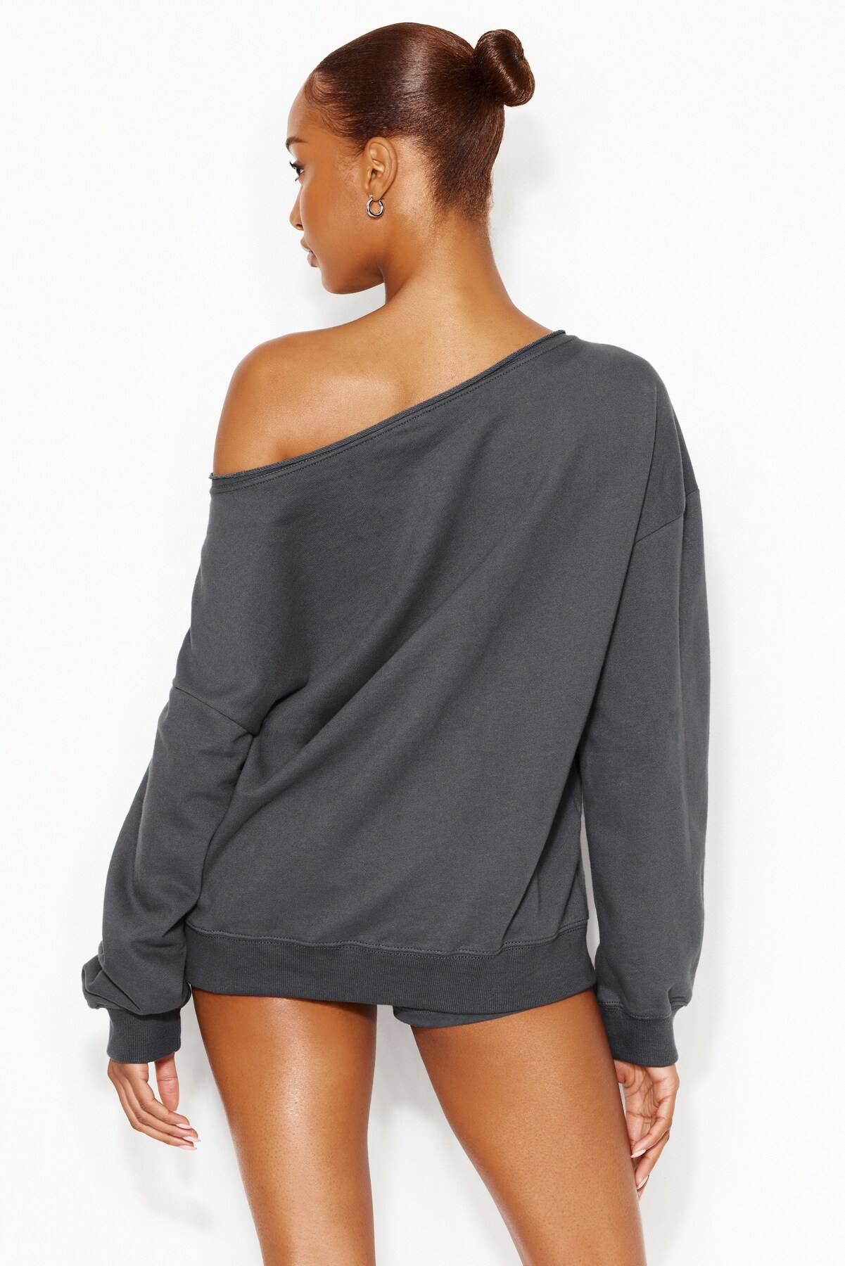 SoftTerry™ Off Shoulder Sweatshirt - Image 4