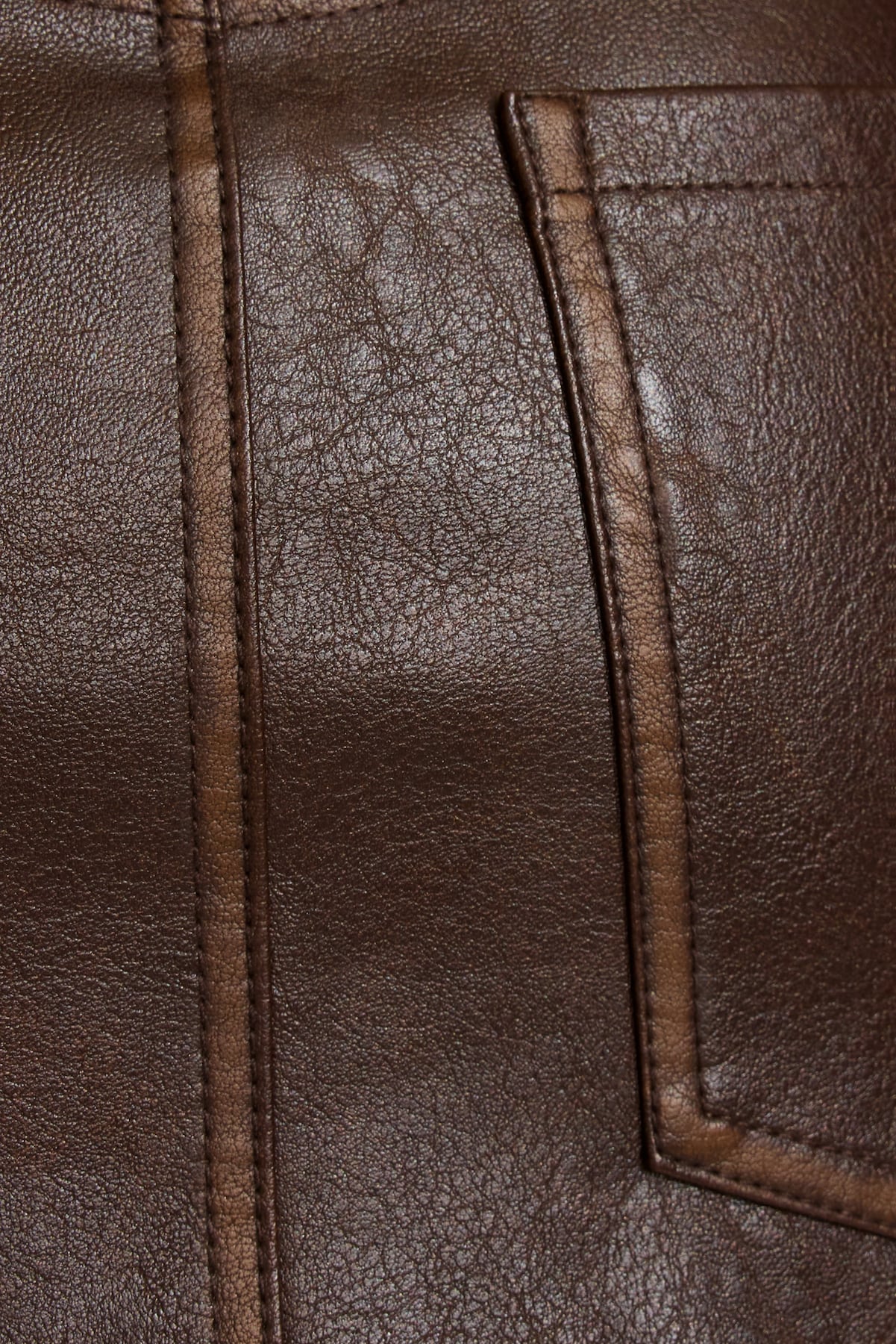 Faux Leather Micro Skort - Image 5