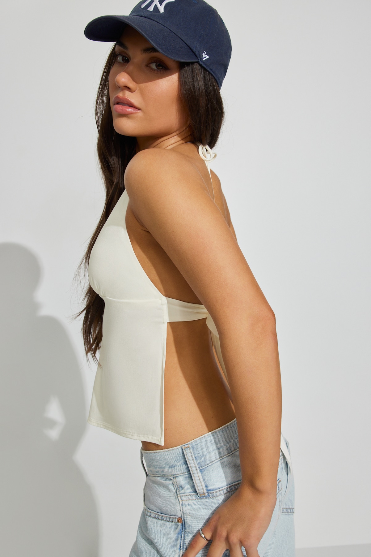 Celine Tie Back Apron Top - Image 2
