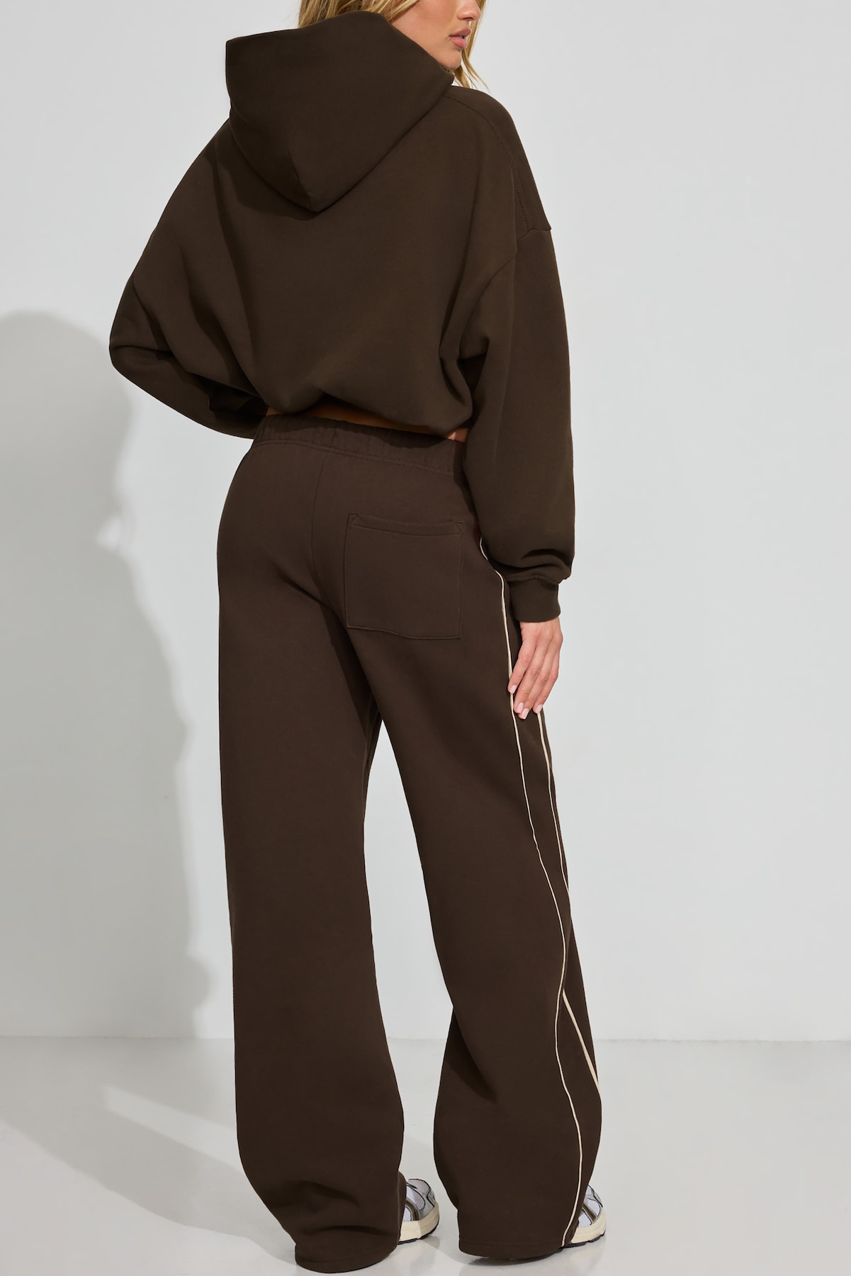 UltraFleece Straight Leg Sweatpants With Piping - Image 3